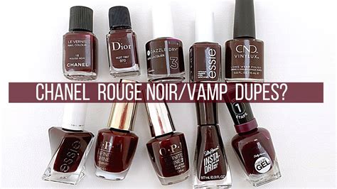 chanel dupes nail polish|chanel's vamp nail polish.